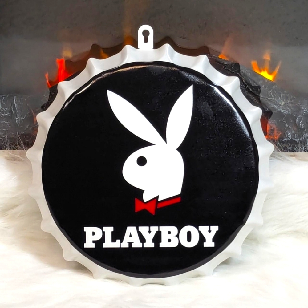 Playboy metal sign